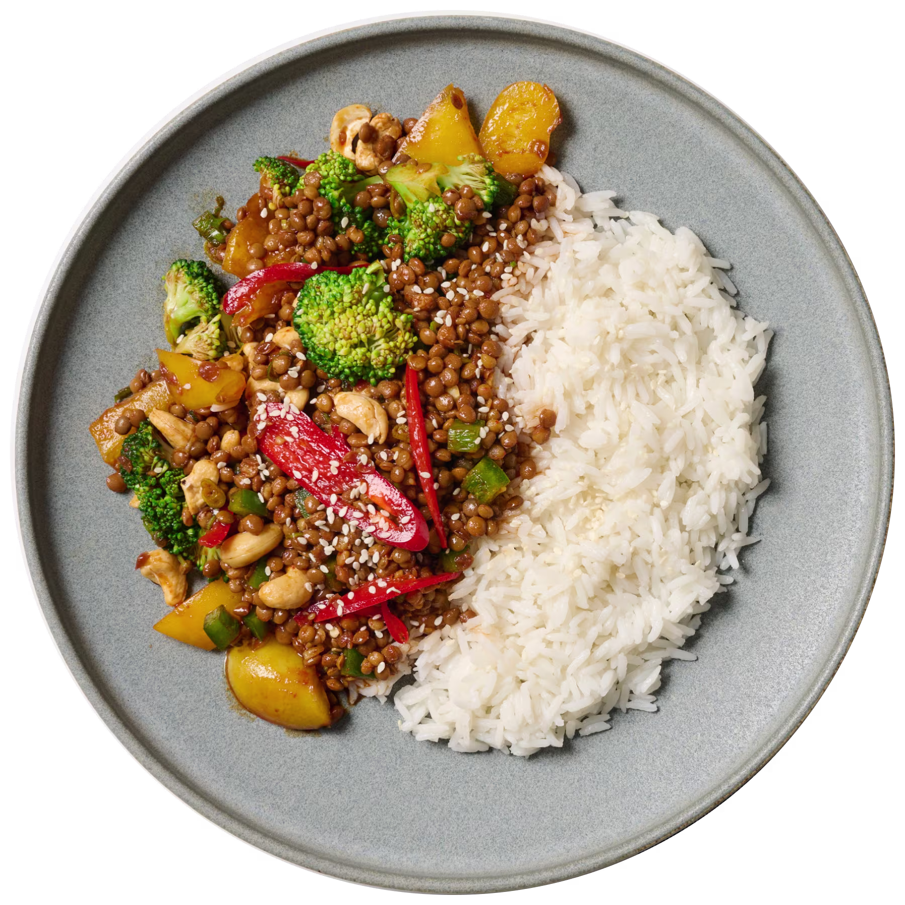 Kung Pao Lentils