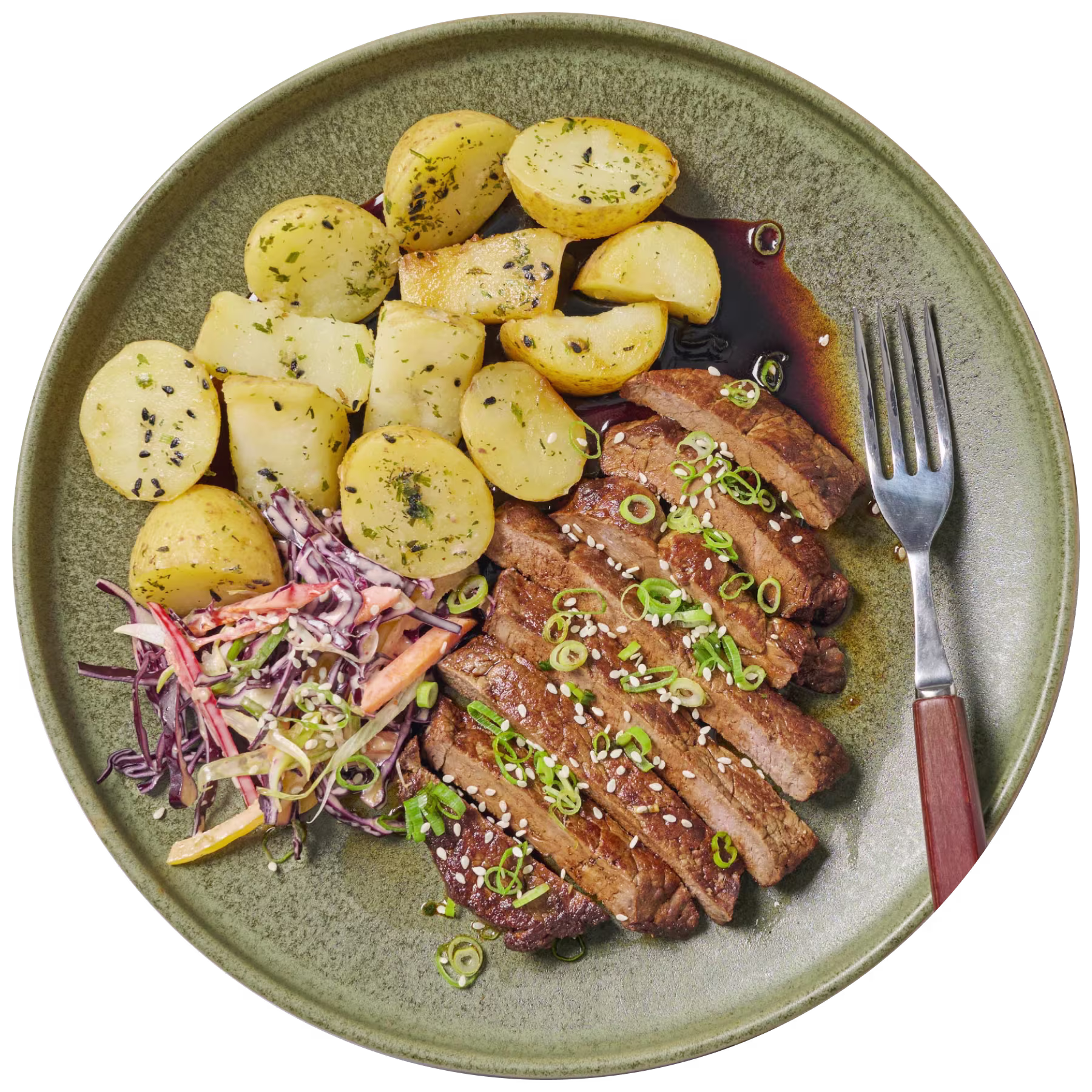Asian Steak and Potatoes 