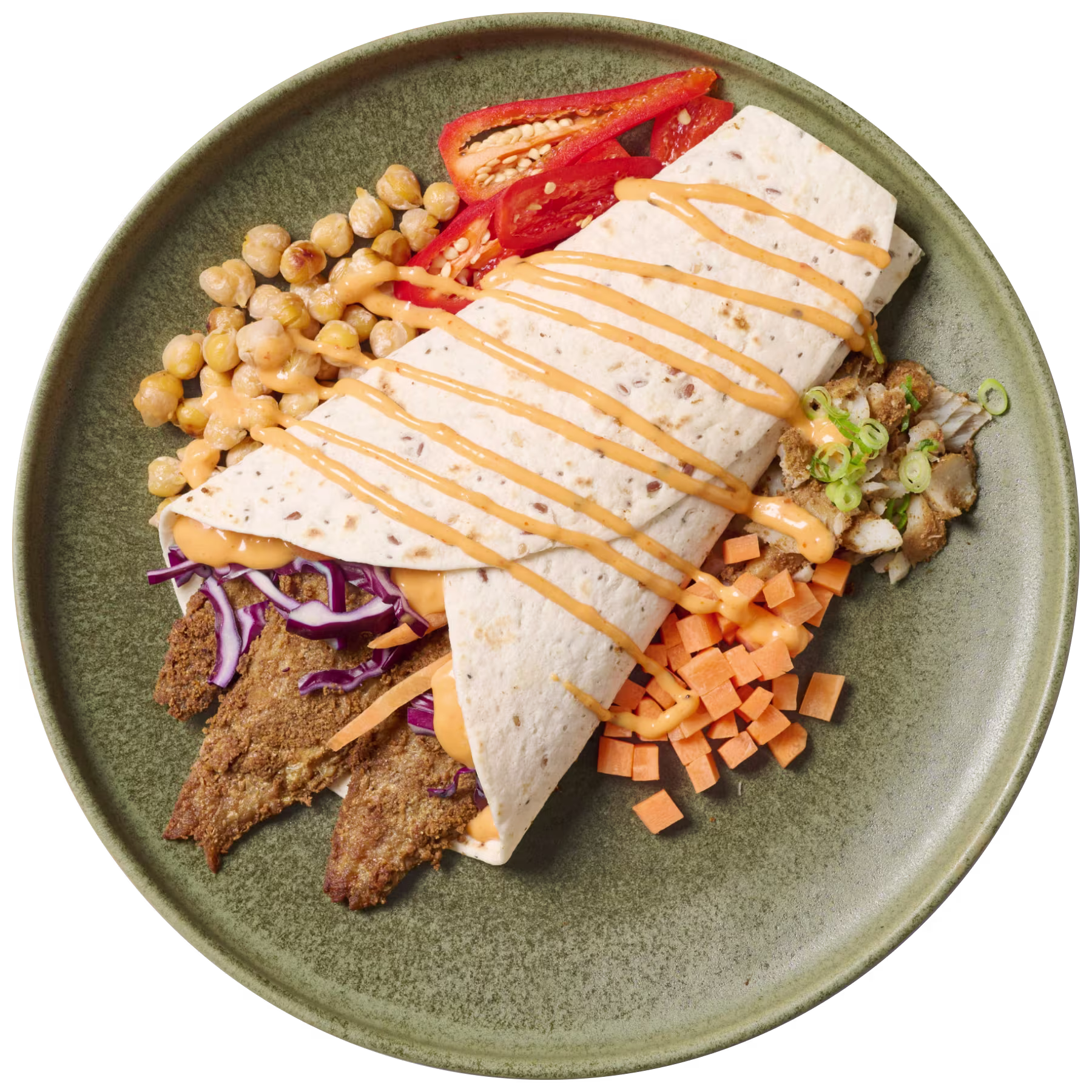 Tandoori Fish Tikka Wrap